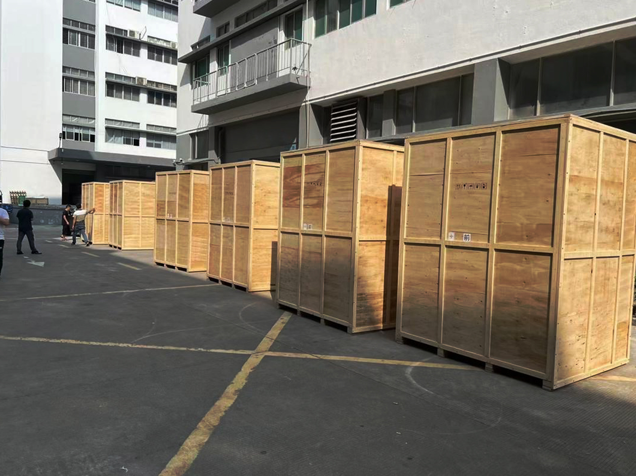 PACK IN WOODEN CASE FINISHED