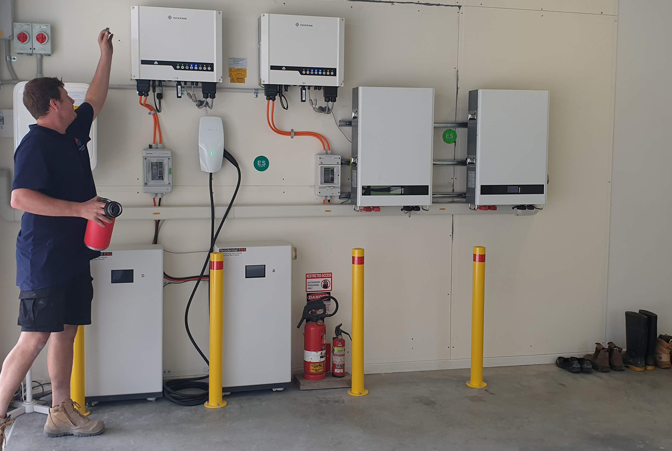 customer installation in AU