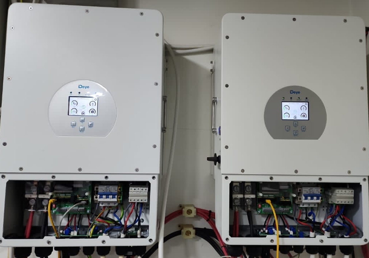 50KWH powerwall battery system with 2 deye inverter