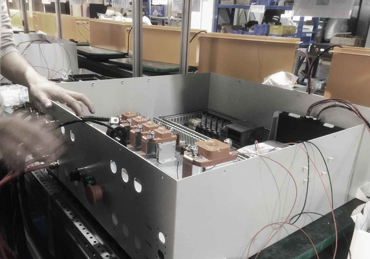 Custom 400v HV battery storage system