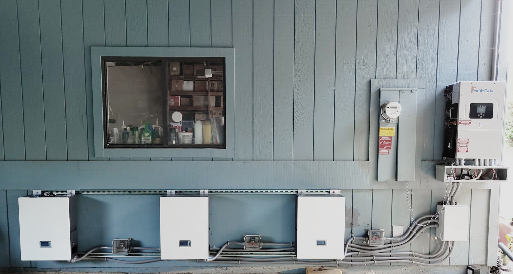 residential battery system with sol ark inverter