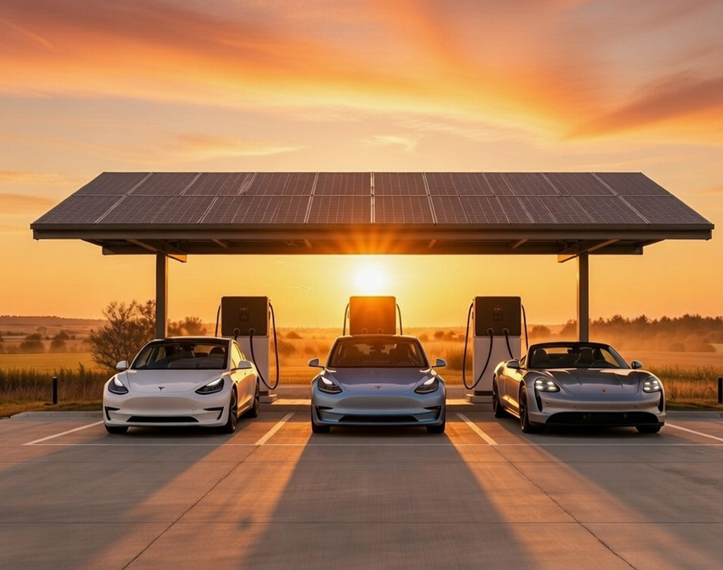 60kwh solar ess EV charging station