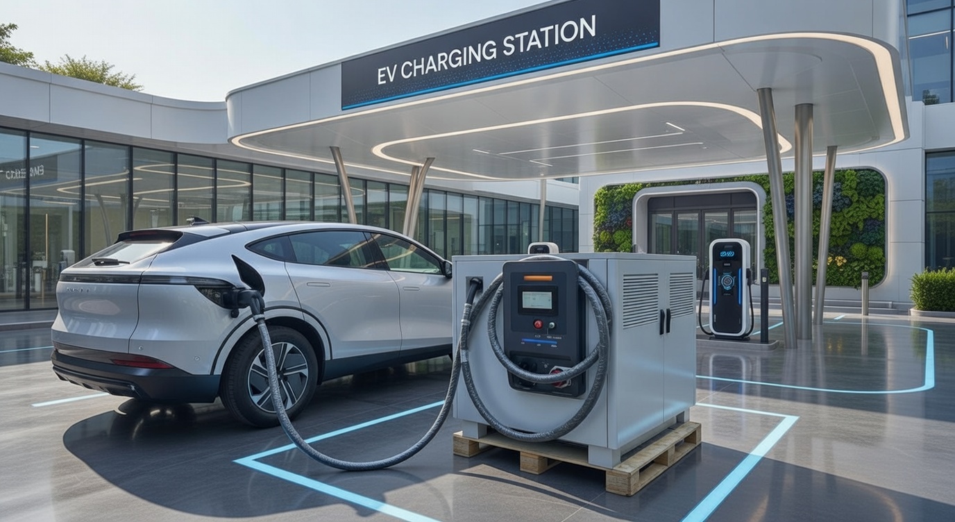 60KW EV fast charger with BESS