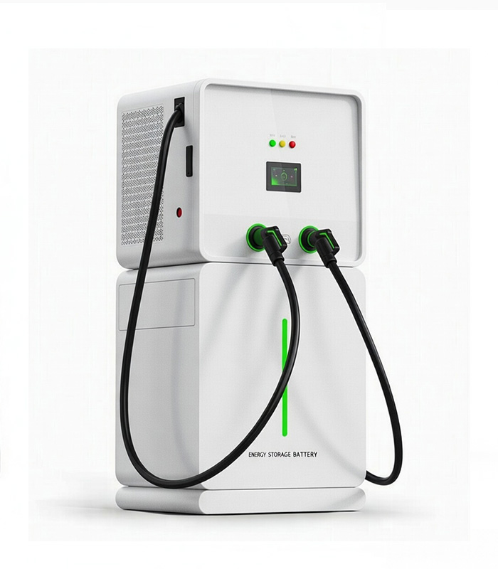 60kw 60kwh battery intergrated fast ev charger