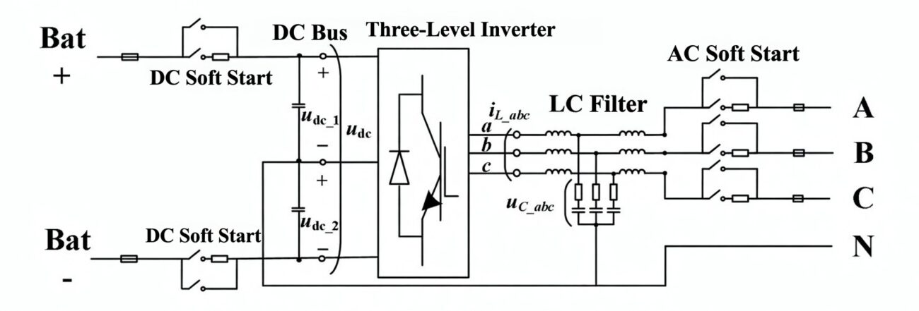 Electrical schematic diagram 125kw pcs