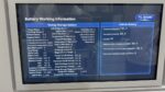EG-Nova 150 Dual battery working information screen - energy storage and vehicle battery data
